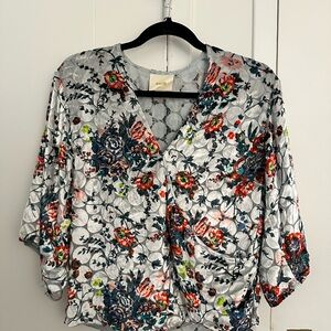 Maeve Multicolor Floral Blouse